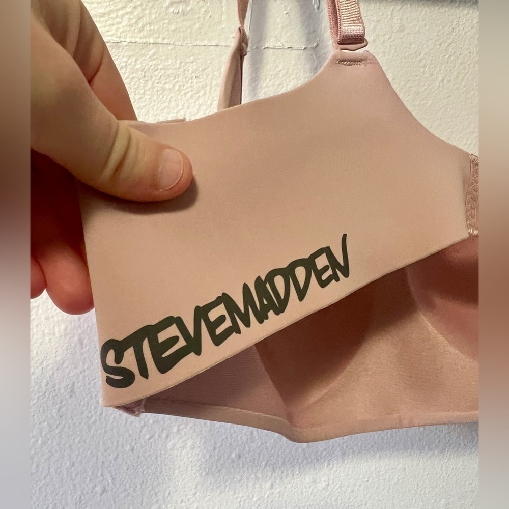 Steve Madden Pastel Rose Wireless Bralette Bra - 36C - Picture 9 of 9